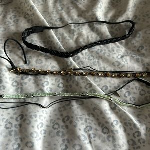 3 Elastic Hair Headbands